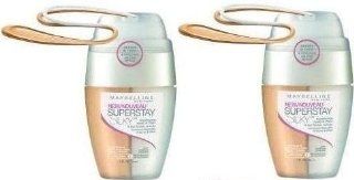 Maybelline SuperStay Silky Foundation SPF 12 LIGHT 2 BY MAYBELLINE (SHADE ON SKIN CLASSIC IVORY) (PACK Of 2)  Foundation Makeup  Beauty
