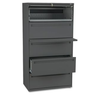 HON 700 Series 5 Drawer  File 785L Finish Charcoal