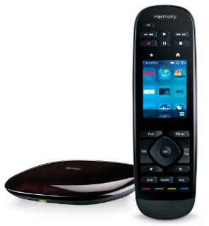 Logitech Harmony Ultimate Remote with Customizable Touch Screen and Closed Cabinet RF Control   Black (915 000201) Electronics