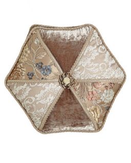 Hexagonal Patch Pillow, 18Dia.   Dian Austin Couture Home