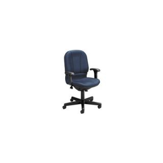 OFM Posture Mid Back Confrence Chair with Arms 640 Finish Navy