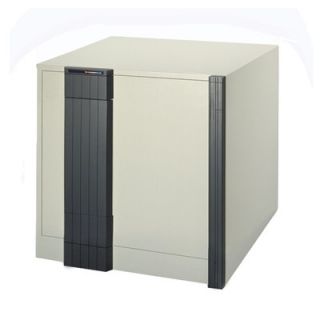 SentrySafe 2 Drawers Media Cabinet 1816CS+ Casters Standard, Finish Off White