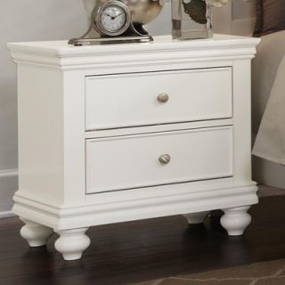 Standard Furniture Essex 2 Drawer Nightstand 85907 / 81357 Finish White