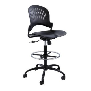 Safco Products Zippi Plastic Extended Height Chair 3386BL