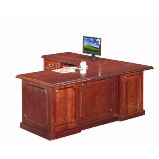 Absolute Office Heritage L Shaped Executive Desk with Reversible Pedestals HT