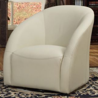 Lazzaro Leather Club Chair C642T 3500 / C642T 3538 Color Creme