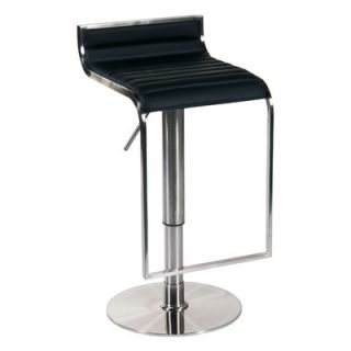 Eurostyle Forest 20 Adjustable Swivel Bar Stool 03499 Color Black