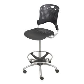 Balt Height Adjustable Circulation Drafting Chair with Casters 34643 / 34642 