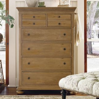 Paula Deen Home Down Home 6 Drawer Chest 192150/193150 Finish Distressed Oat