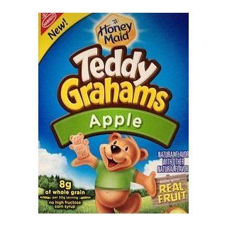 Nabisco, Honey Maid/Teddy Grahams, Apple Flavored, 10oz Box (Pack of 4)  Packaged Snack Graham Crackers  Grocery & Gourmet Food