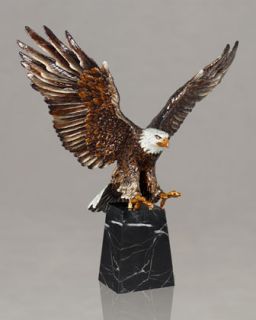 Washington Grand Eagle Figurine   Jay Strongwater