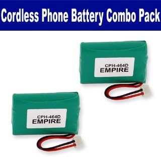 Radio Shack 23 894 Cordless Phone Battery Combo Pack includes 2 x EM CPH 464D Batteries Electronics