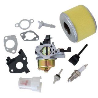 New Pack of Carburetor Carb + Air Filter + Gaskets + Oil Dipstick + Spark Plug Kits fit for Honda Gx240 8hp Gx270 9hp Replaces #16100 ZE2 W71 and 16100 ZH9 W21  Generator Replacement Parts  Patio, Lawn & Garden