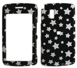 LG VU cu920 Glitter Stars on Black Hard Case/Cover/Faceplate/Snap On/Housing/Protector Cell Phones & Accessories