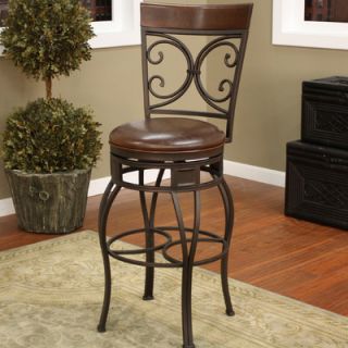 American Heritage Treviso 34 Swivel Bar Stool with Cushion 134849PP L32
