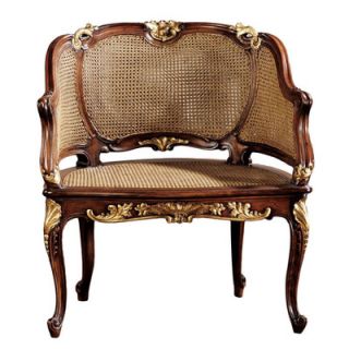 Design Toscano Louis XV French Rattan Chair AF1553