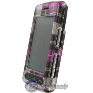 Pink Plaid Phone Case for AT&T LG Vu CU920 Cell Phones & Accessories