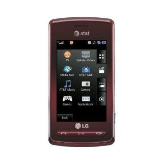 LG Vu CU920 Touch Screen 3G Unlocked phone   Wine (Red) Cell Phones & Accessories