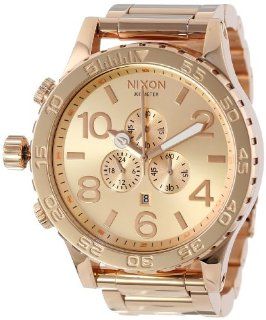 Nixon Men's 51 30 Chrono Watch Rose Gold Tone Solid Stainless Steel at  Men's Watch store.