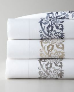 Full/Queen Embroidered Flat Sheet   SFERRA