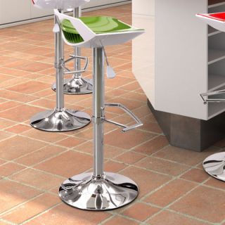 dCOR design Excelsior 25.6 Adjustable Bar Stool 300197 / 300198 Color Green