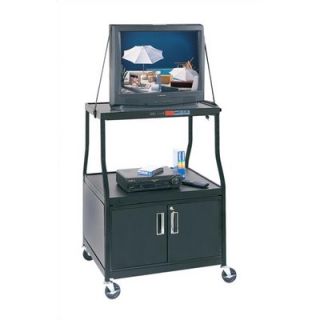 Virco Wide Body TV Cart  with Cabinet KCAB322744