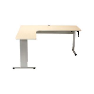 Populas Accella Adjustable Perfect Corner Desk AC 727230 PC L Finish Urban W