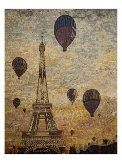Balloons Over Paris (Canvas) by Kings Wood Art
