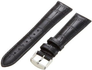 Hadley Roma Men's MSM898RA 220 22 mm Black Alligator Grain Leather WatchStrap at  Men's Watch store.