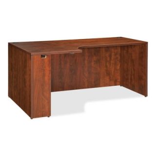 Lorell Corner Credenzas 699 Size 72, Color Cherry, Orientation Left