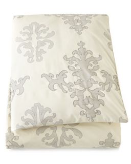 Queen Damask Duvet Cover, 92 x 96   Upstairs by Dransfield and Ross