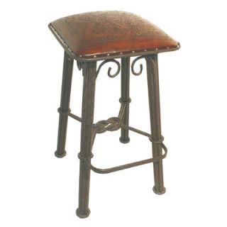 New World Trading Colonial 26 Bar Stool with Cushion WICS10ab