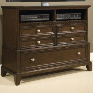 kathy ireland Home by Vaughan Jackson Square Media Chest 155 13