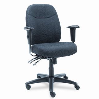 Alera Wrigley Series High Back Multifunction Chair with Gray Upholstery ALEWR