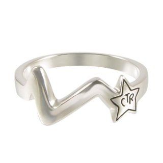 LDS Womens 0.925 Sterling Silver Shooting Star CTR Choose the Right Ring for Girls   LDS Rings, Womens CTR Ring, Girls CTR Ring Jewelry