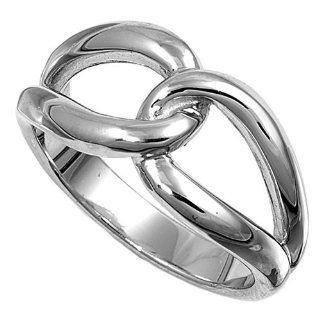 925 Sterling Silver Infinity Ring for Women   Size 9 Jewelry