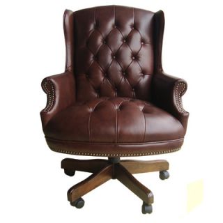 Parker House Home Office High Back Leather Executive Chair with Tufting OC 17
