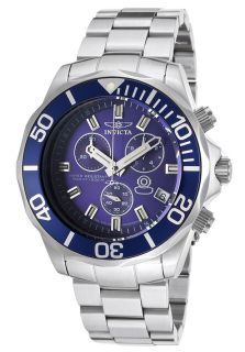 Invicta 12112  Watches,Mens Pro Diver Chronograph Blue Dial Stainless Steel, Chronograph Invicta Quartz Watches