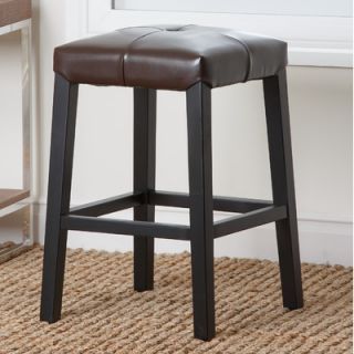 Abbyson Living Majestic Bar Stool with Cushion BYV2708 Color Dark Brown, Sea