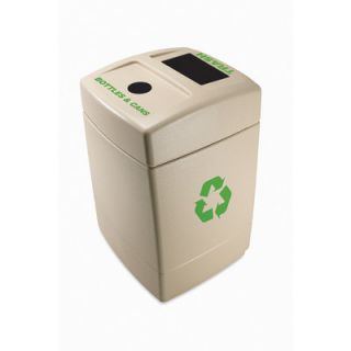 Commercial Zone Green Zone Recycle 55 Trash and Recycling Container 745710