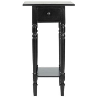Safavieh Donna 1 Drawer Nightstand AMH5704 Color Distressed Black