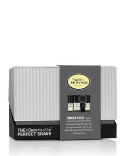 Mens 4 Elements of the Perfect Shave Mid Size Kit, Unscented   The Art of