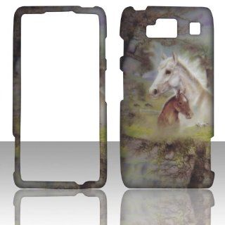2D Racing Horse Motorola Droid Razr MAXX HD XT926 Verizon Case Snap on Case Cover Hard Shell Protector Cover Phone Hard Case Cell Phones & Accessories