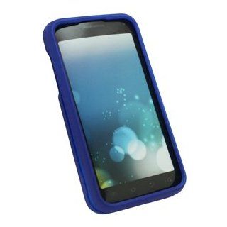 Samsung Sgh i927 Captivate Glide Rubberized Snap On Cover, Blue Cell Phones & Accessories