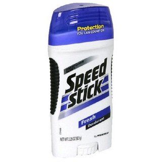 Speed Stick Deodorant, Solid, Fresh, 3.25 oz, (Case of 6) Health & Personal Care