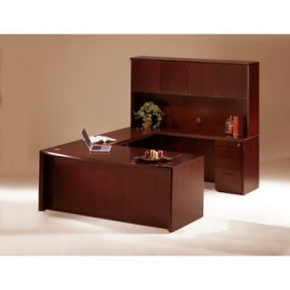 Mayline Corsica Executive Suite with Wood Door Hutch CT2CRY / CT2MAH Finish 