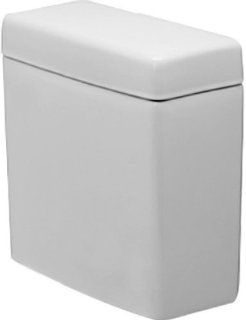 Duravit 0929100005 Happy D. Toilet Tank with Side Lever, White Finish   Toilet Water Tanks  