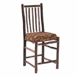 Fireside Lodge Hickory Armless Counter Fabric Side Chair 86550 / 86552 Size 