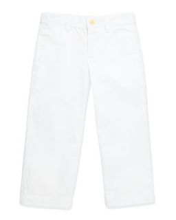Suffield Crinkled Cotton Pants, White, Toddler Boys 2T 3T   Ralph Lauren