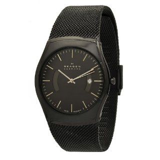 Skagen Men's 902XLSBB Black Label Black On Black Steel Watch Watches